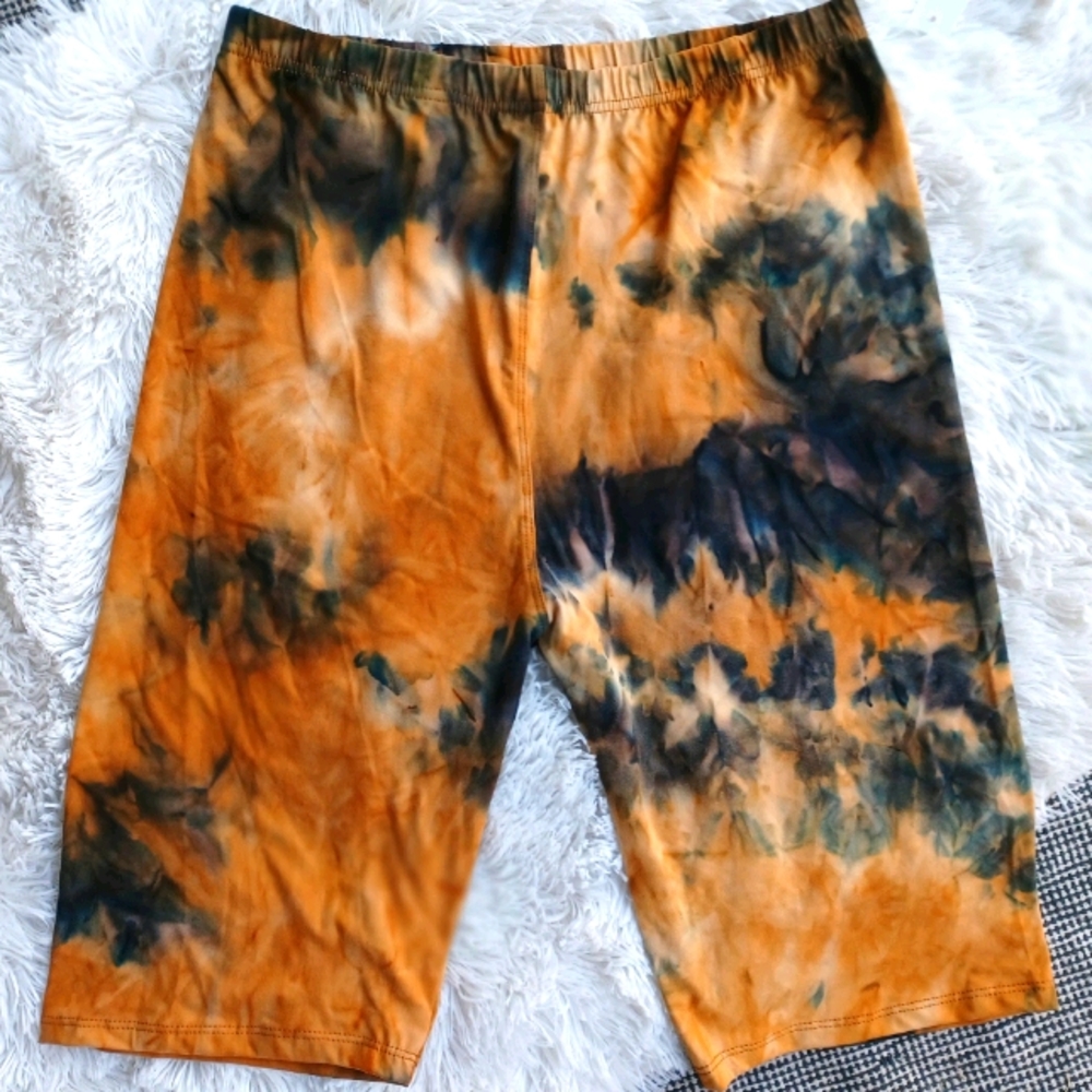 Tie Dye 2pc Biker Short Set - Picture 2 of 4